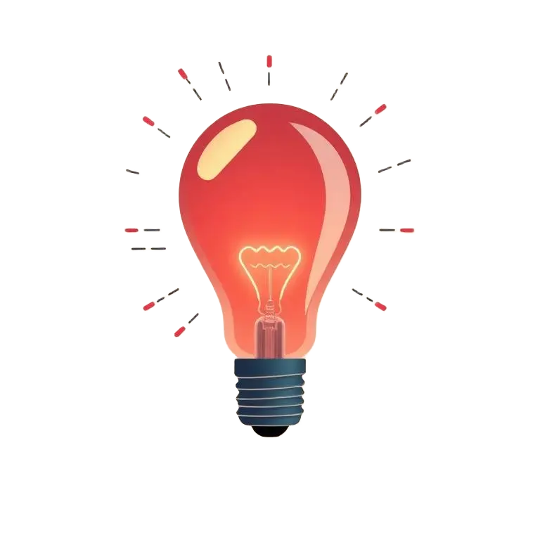 Lightbulb idea illustration