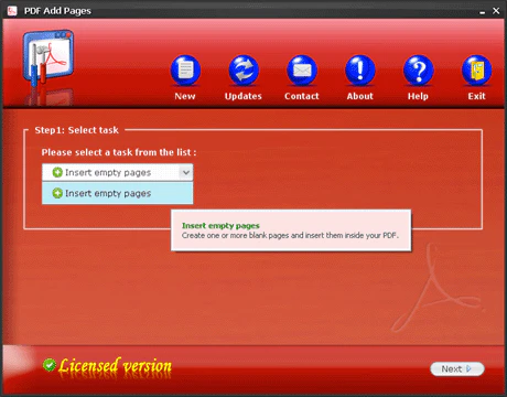 PDF Add Pages