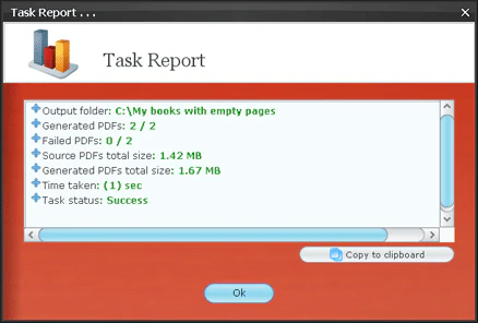 Task report