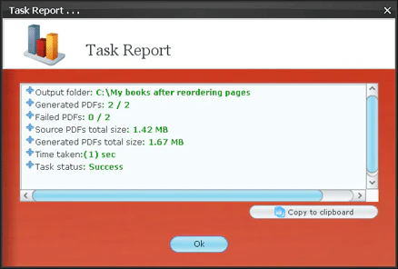 Task report