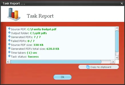 Task Report - Split