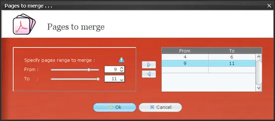 Page Range Selection